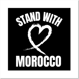 Stand with Morocco Posters and Art